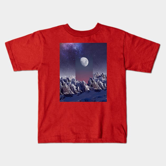 Gradient Range Kids T-Shirt by Aaron the Humble